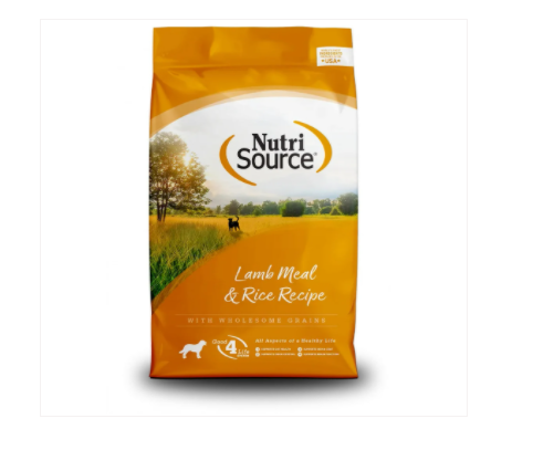 Nutrisource lamb top meal and peas