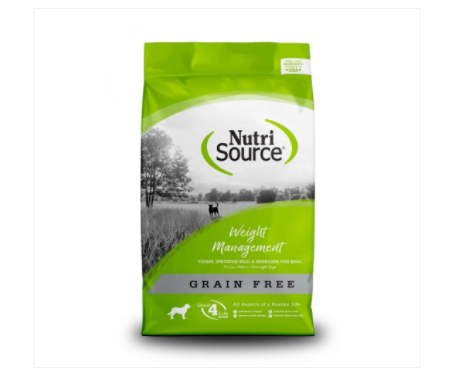 Nutrisource dog food weight management sale