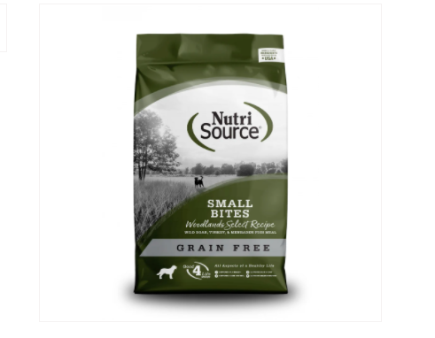 Nutrisource small bites chicken and pea store